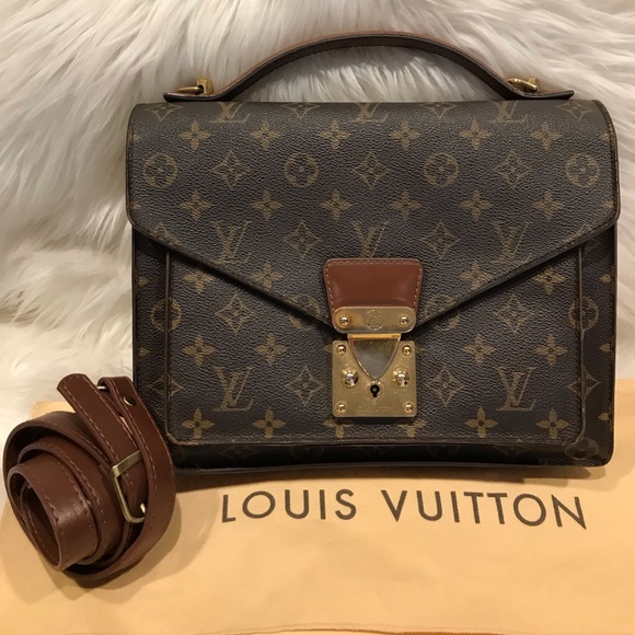 Louis Vuitton Handbags - Authentic Louis Vuitton Monceau Handbag #7.8F